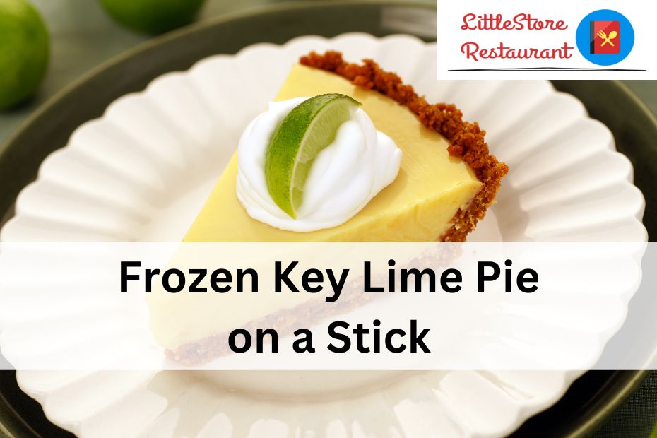 Frozen Key Lime Pie on a Stick